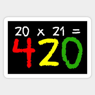 20 x 21 = 420 / MARIJUANA Magnet